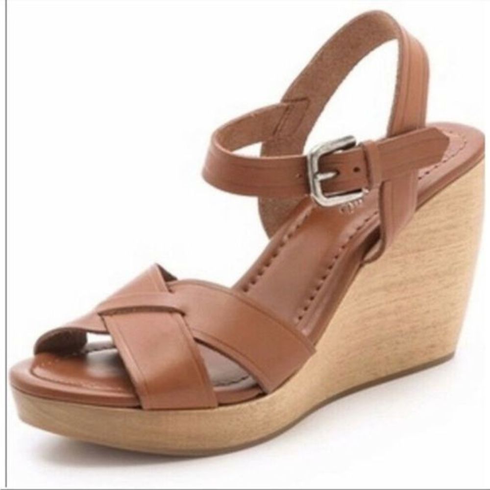 Madewell Tan Wedge Sandals